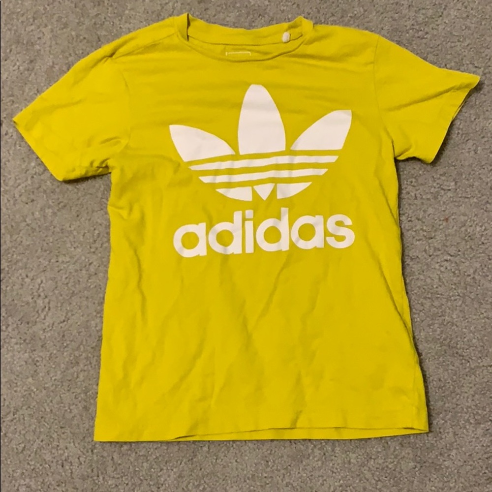 Yellow boys  Adidas T-shirt